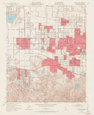 Canoga Park California Historical topographic map, 1:24000 scale, 7.5 X 7.5 Minute, Year 1952
