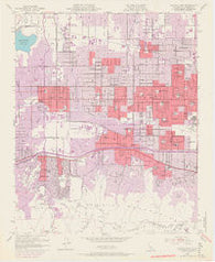Canoga Park California Historical topographic map, 1:24000 scale, 7.5 X 7.5 Minute, Year 1952