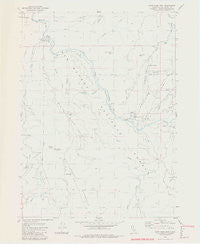 Cant Hook Mtn California Historical topographic map, 1:24000 scale, 7.5 X 7.5 Minute, Year 1982