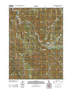 Canthook Mountain California Historical topographic map, 1:24000 scale, 7.5 X 7.5 Minute, Year 2012