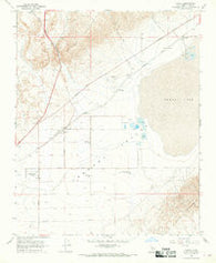 Cantil California Historical topographic map, 1:24000 scale, 7.5 X 7.5 Minute, Year 1967