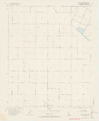 Cantua Creek California Historical topographic map, 1:24000 scale, 7.5 X 7.5 Minute, Year 1956