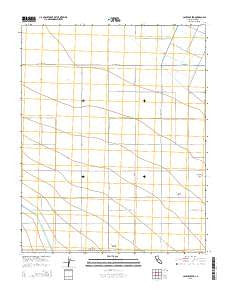 Cantua Creek California Current topographic map, 1:24000 scale, 7.5 X 7.5 Minute, Year 2015