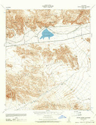 Canyon Spring California Historical topographic map, 1:62500 scale, 15 X 15 Minute, Year 1940