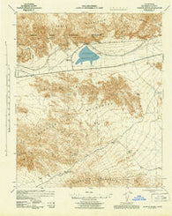 Canyon Spring California Historical topographic map, 1:62500 scale, 15 X 15 Minute, Year 1943