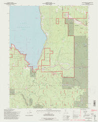 Canyondam California Historical topographic map, 1:24000 scale, 7.5 X 7.5 Minute, Year 1994