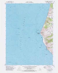 Cape Mendocino California Historical topographic map, 1:24000 scale, 7.5 X 7.5 Minute, Year 1969