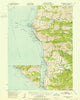 Cape Mendocino California Historical topographic map, 1:62500 scale, 15 X 15 Minute, Year 1951