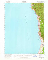 Cape Vizcaino California Historical topographic map, 1:62500 scale, 15 X 15 Minute, Year 1950