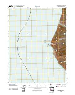Cape Mendocino California Historical topographic map, 1:24000 scale, 7.5 X 7.5 Minute, Year 2012