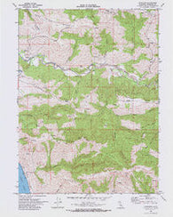 Capetown California Historical topographic map, 1:24000 scale, 7.5 X 7.5 Minute, Year 1969