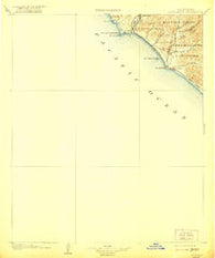 Capistrano California Historical topographic map, 1:125000 scale, 30 X 30 Minute, Year 1906