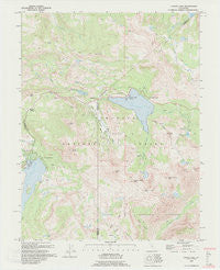 Caples Lake California Historical topographic map, 1:24000 scale, 7.5 X 7.5 Minute, Year 1992