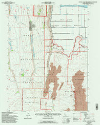 Captain Jacks Stronghold California Historical topographic map, 1:24000 scale, 7.5 X 7.5 Minute, Year 1993