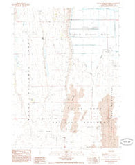 Captain Jacks Stronghold California Historical topographic map, 1:24000 scale, 7.5 X 7.5 Minute, Year 1985