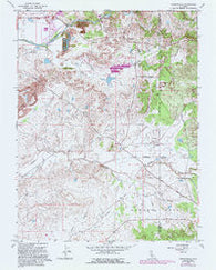 Carbondale California Historical topographic map, 1:24000 scale, 7.5 X 7.5 Minute, Year 1968