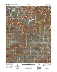 Carbondale California Historical topographic map, 1:24000 scale, 7.5 X 7.5 Minute, Year 2012