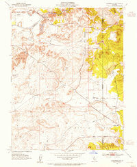 Carbondale California Historical topographic map, 1:24000 scale, 7.5 X 7.5 Minute, Year 1953