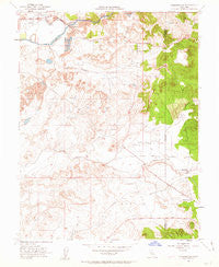 Carbondale California Historical topographic map, 1:24000 scale, 7.5 X 7.5 Minute, Year 1953