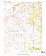 Carbondale California Historical topographic map, 1:24000 scale, 7.5 X 7.5 Minute, Year 1968