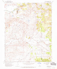 Carbondale California Historical topographic map, 1:24000 scale, 7.5 X 7.5 Minute, Year 1968