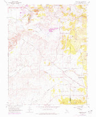 Carbondale California Historical topographic map, 1:24000 scale, 7.5 X 7.5 Minute, Year 1968