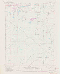 Carbondale California Historical topographic map, 1:24000 scale, 7.5 X 7.5 Minute, Year 1968