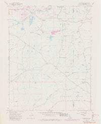 Carbondale California Historical topographic map, 1:24000 scale, 7.5 X 7.5 Minute, Year 1968