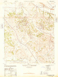 Careaga Canyon California Historical topographic map, 1:24000 scale, 7.5 X 7.5 Minute, Year 1947