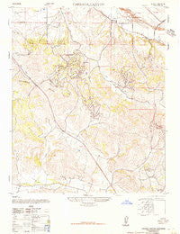 Careaga Canyon California Historical topographic map, 1:24000 scale, 7.5 X 7.5 Minute, Year 1947
