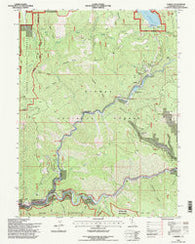 Caribou California Historical topographic map, 1:24000 scale, 7.5 X 7.5 Minute, Year 1994