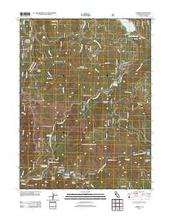 Caribou California Historical topographic map, 1:24000 scale, 7.5 X 7.5 Minute, Year 2012
