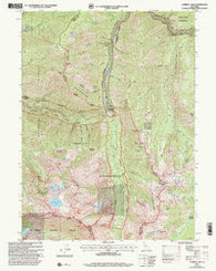 Caribou Lake California Historical topographic map, 1:24000 scale, 7.5 X 7.5 Minute, Year 2001