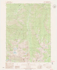 Caribou Lake California Historical topographic map, 1:24000 scale, 7.5 X 7.5 Minute, Year 1986