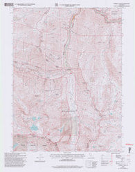 Caribou Lake California Historical topographic map, 1:24000 scale, 7.5 X 7.5 Minute, Year 2001