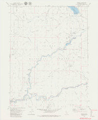 Caribou California Historical topographic map, 1:24000 scale, 7.5 X 7.5 Minute, Year 1979