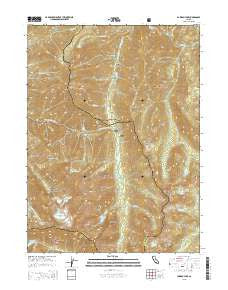 Caribou Lake California Current topographic map, 1:24000 scale, 7.5 X 7.5 Minute, Year 2015