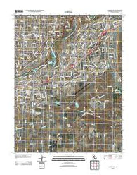 Carmichael California Historical topographic map, 1:24000 scale, 7.5 X 7.5 Minute, Year 2012