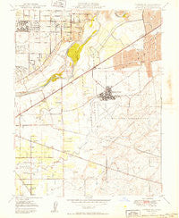 Carmichael California Historical topographic map, 1:24000 scale, 7.5 X 7.5 Minute, Year 1950