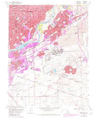 Carmichael California Historical topographic map, 1:24000 scale, 7.5 X 7.5 Minute, Year 1967
