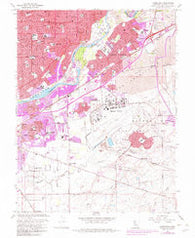 Carmichael California Historical topographic map, 1:24000 scale, 7.5 X 7.5 Minute, Year 1967