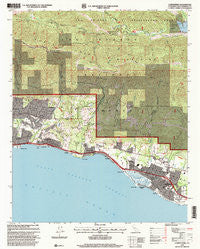 Carpinteria California Historical topographic map, 1:24000 scale, 7.5 X 7.5 Minute, Year 1995