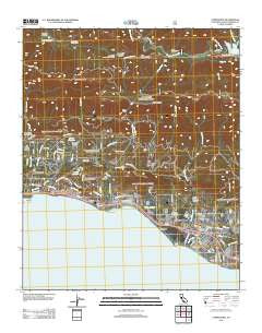 Carpinteria California Historical topographic map, 1:24000 scale, 7.5 X 7.5 Minute, Year 2012