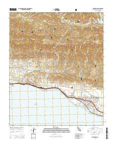 Carpinteria California Current topographic map, 1:24000 scale, 7.5 X 7.5 Minute, Year 2015