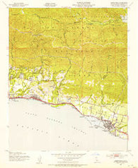 Carpinteria California Historical topographic map, 1:24000 scale, 7.5 X 7.5 Minute, Year 1952
