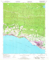 Carpinteria California Historical topographic map, 1:24000 scale, 7.5 X 7.5 Minute, Year 1952
