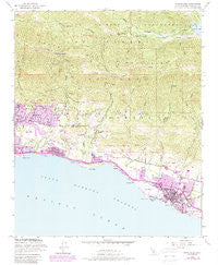 Carpinteria California Historical topographic map, 1:24000 scale, 7.5 X 7.5 Minute, Year 1952