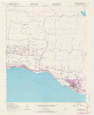 Carpinteria California Historical topographic map, 1:24000 scale, 7.5 X 7.5 Minute, Year 1952