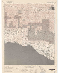 Carpinteria California Historical topographic map, 1:24000 scale, 7.5 X 7.5 Minute, Year 1977