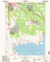 Carr Butte California Historical topographic map, 1:24000 scale, 7.5 X 7.5 Minute, Year 1993